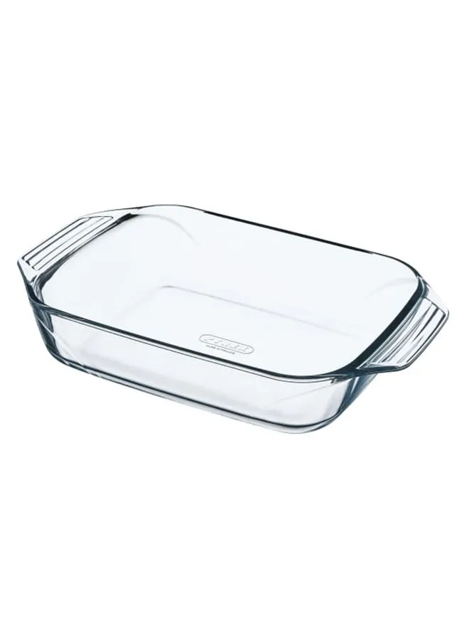 PYREX Optimum Rectangular Roaster With Handle Clear 31cm