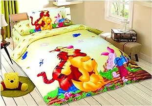 Bed And Bed Bedding Set of 4 Pieces - Multi Color