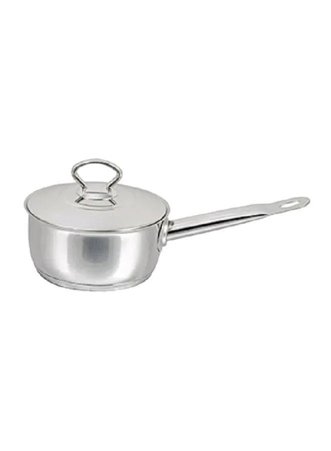 Zinox Stainless Steel Casserole With Lid Silver 18cm