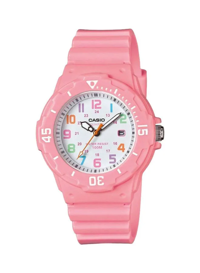 CASIO Women's Quartz Analog Watch LRW-200H-4B2VDF - 34 mm - Pink