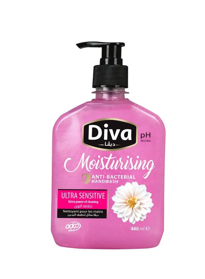 Diva Liquid Hand Soap Ultra Sensitive 480ml