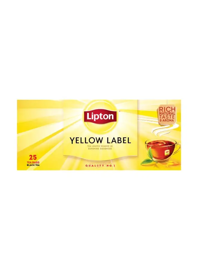 Lipton Black Tea 25 Tea bags 50g