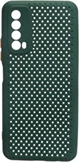 Silicon Back Cover Slim Case Net Design For Huawei P Smart 2021 - Green