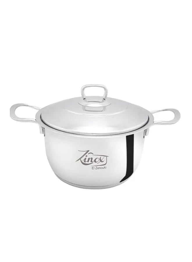 Zinox Classic Stainless Steel Pot Silver 24cm