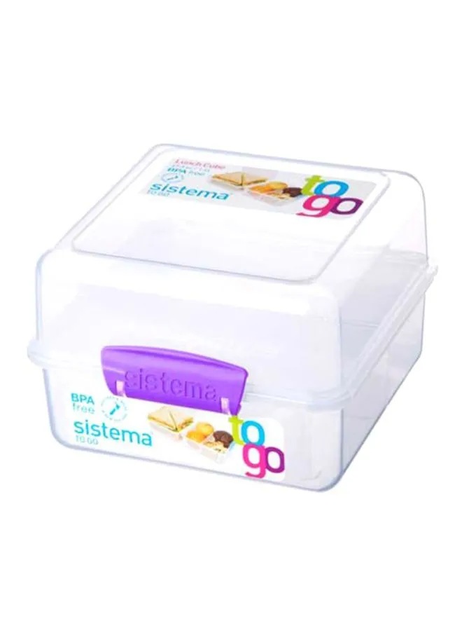 sistema Lunch Box With Lid Multicolour 1.4Liters