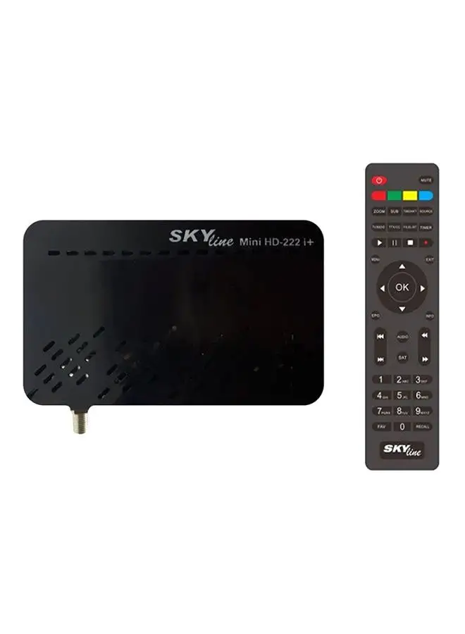 SKYLINE HD Mini Digital Satellite Reciever HD-222 iv Black