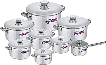 Eldahan Pot set With S.S. Handle 8 pieces - 14 cm : 30 cm without 28