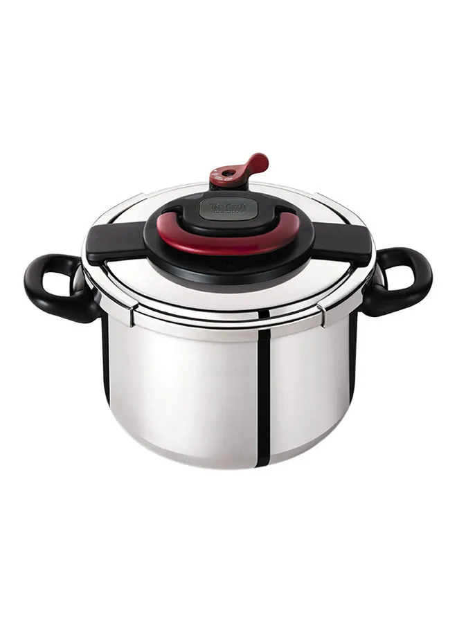 Tefal Pressure Cooker Clipso Plus Silver/Black/Red 11.8Liters