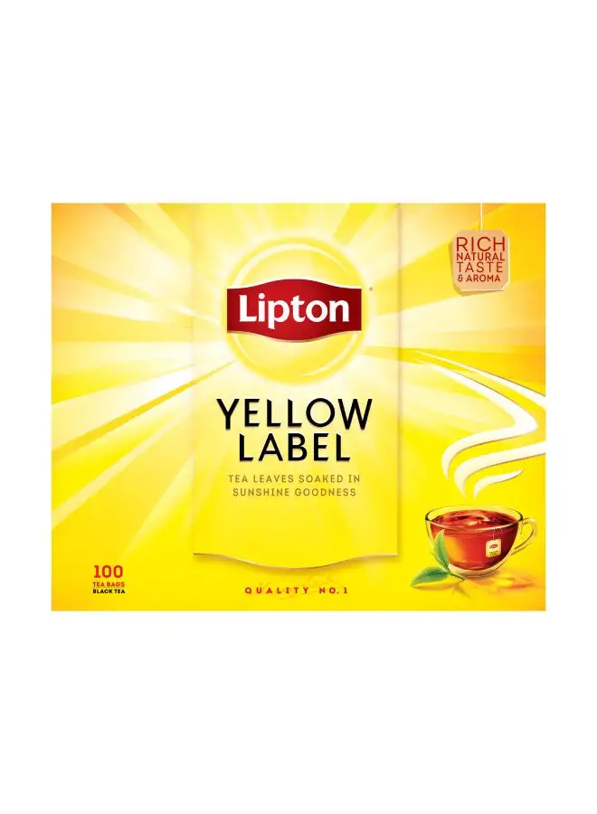 Lipton Black Tea 100 Tea bags 200g