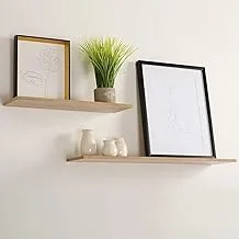 Home gallery floating shelf 100x20 beige