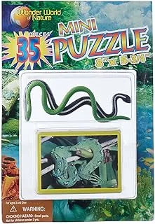 TOY MAJOR Major Snake Mini Puzzle Toy Multi Color Set of 30