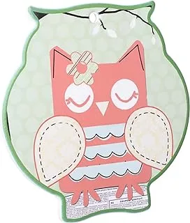 Owl Shape Ceramic Round Coaster - Multi Color