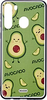 Dragon 3D Hard Slim creative Case Avocado Shape For samsung A21 Multicolor