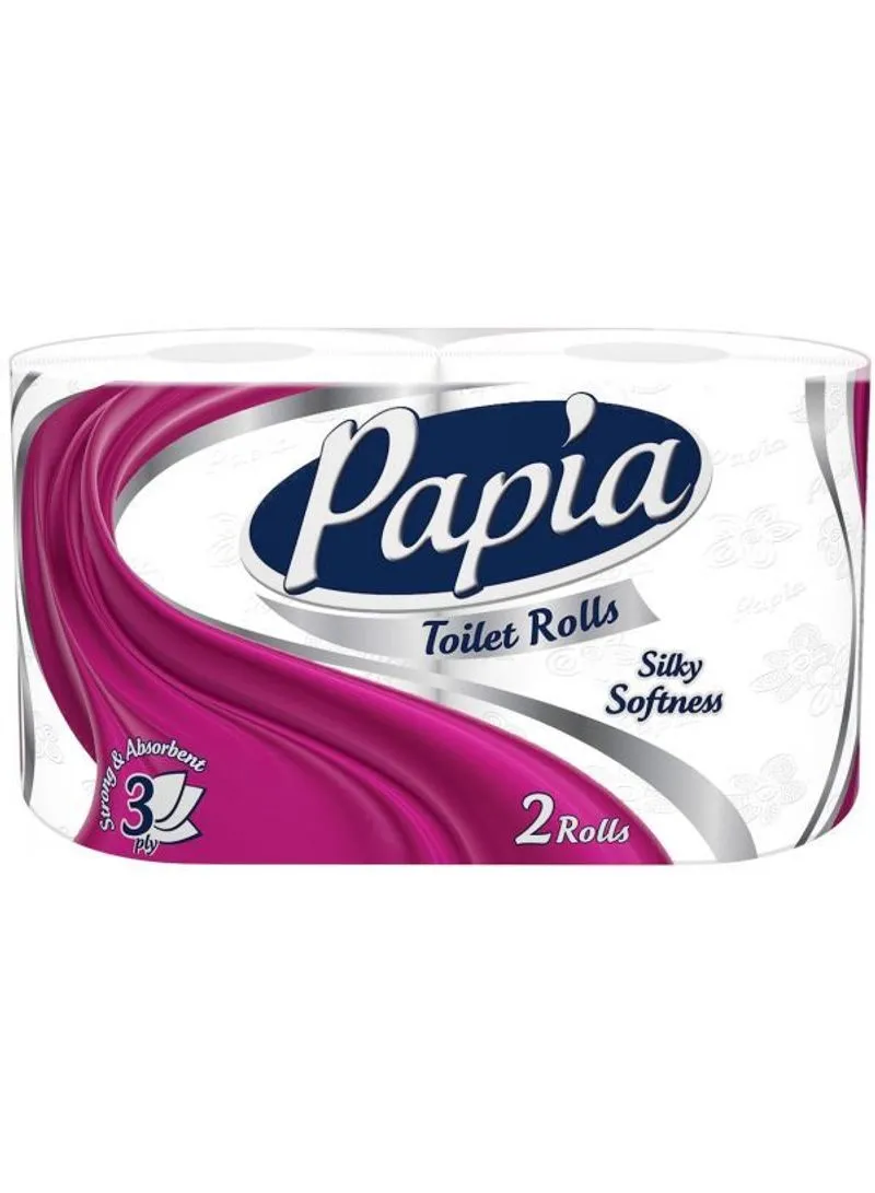 Papia Toilet roll - Pack of 2 White