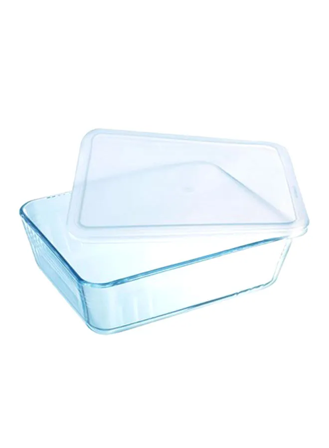 PYREX Rectangular Container With Lid 24 x 19 x 8 cm Clear 2.6Liters