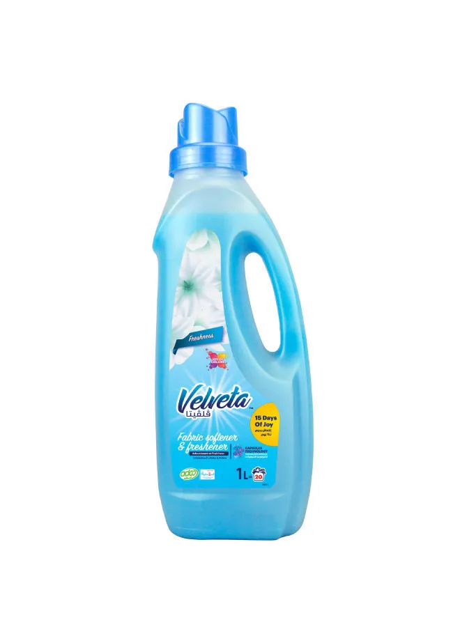 Velveta Ocean Fabric Softener And Freshener Gel, 1 Kg 1Liters