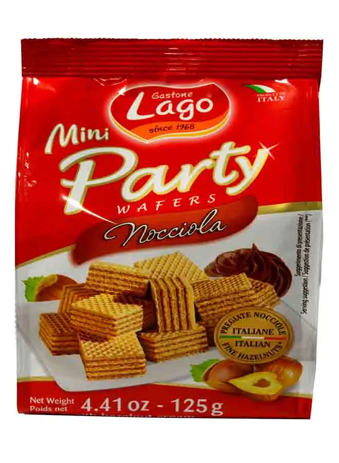 Lago Mini Party Nocciola Wafers 125grams