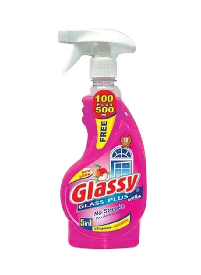 Glassy Liquid Glass And Window Cleaner With Apple Scent 600ml