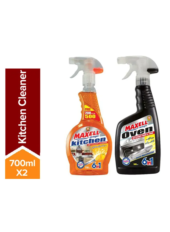 Maxell Oven Cleaner 500Ml + Kitchen Cleaner Trigger 700ml