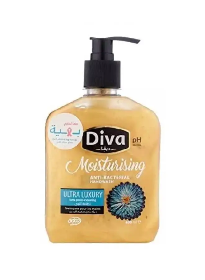 Diva Liquid Hand Wash Glycerin Softness Gold 480ml