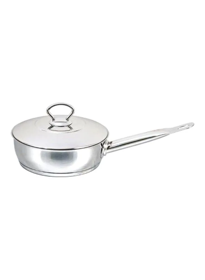 Zinox Frying Pan With Lid Silver 22cm