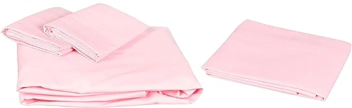 L'Antique Bed Sheet Set, 4 Pieces - 240x260 cm - Rose