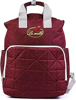 La mella mother diaper backpack - red-l