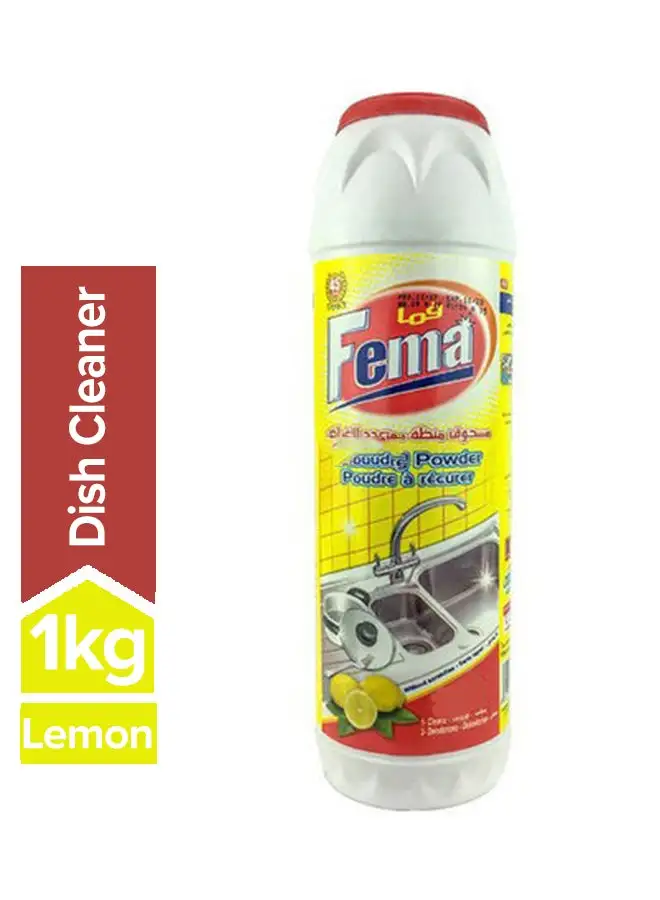 Fema Powder Dish Cleaner With Lemon Scent 1kg