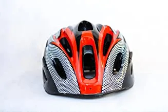 Youyi Sports cycling helmet - Red, Black and White; One Size BYC001