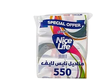 Nice Life Soft Tissues, 550 Tissues - 3 Pieces