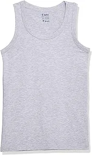 Papillon cotton undershirt sleeveless for boys-red-12 years- Relaxed Fit