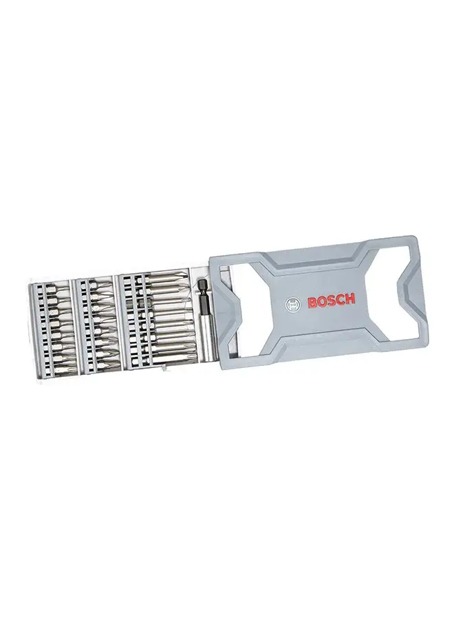 BOSCH 25-Piece X-Line Screw Driver Bit Set Silver