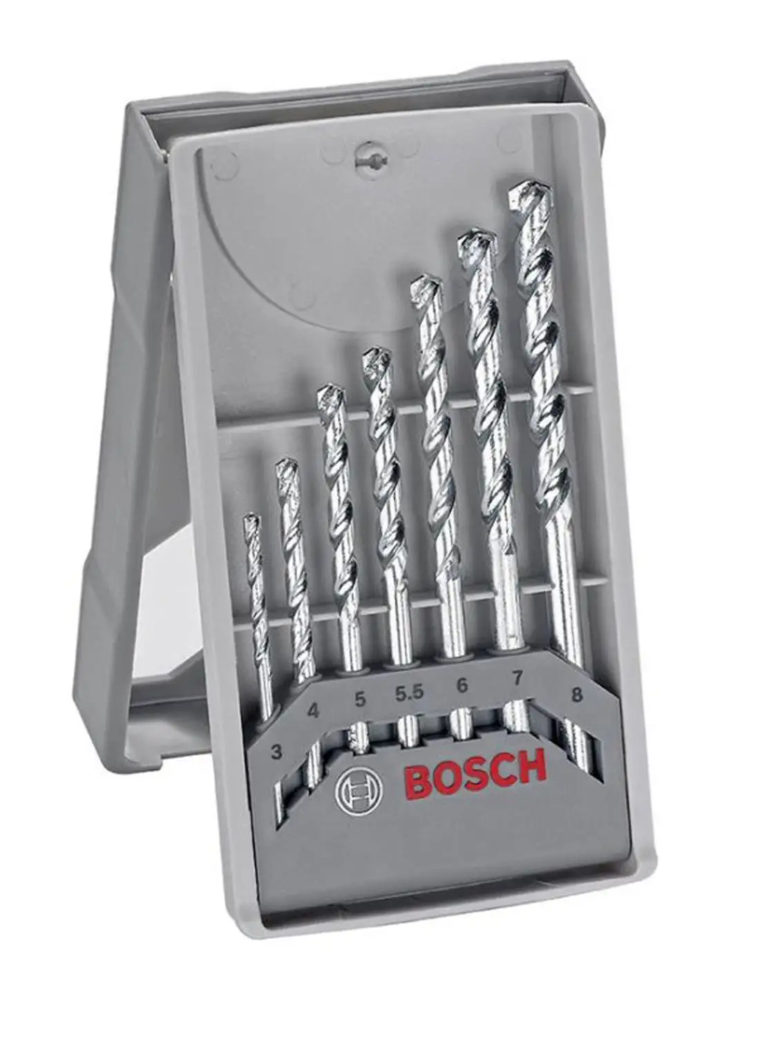 BOSCH 7-Piece Drill Bit Set Silver 