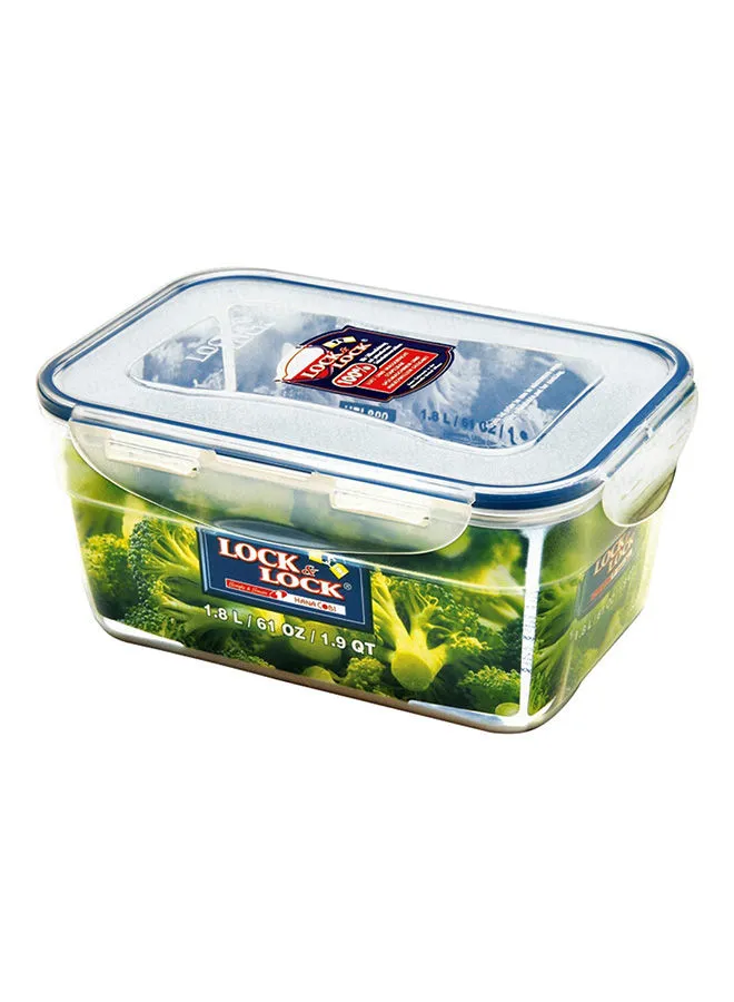 LocknLock Rectangular Food Container Clear 1.8Liters