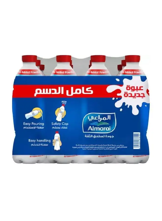 Almarai Plain Milk Full Cream PET 1Liters Pack of 12