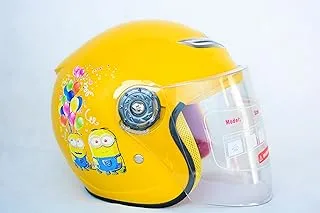 Yanma Kids Motorcycle Helmet - Power Rangers - Yellow - Minions