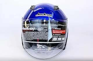 Jiekai Jeikai jk 512 motorcycle open face for anti-uv abs plastic with dual lens moto helmet - blue