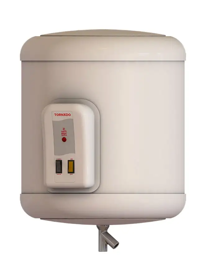 TORNADO Electric Water Heater, 35 Litres - EHA-35TSM-F Off White