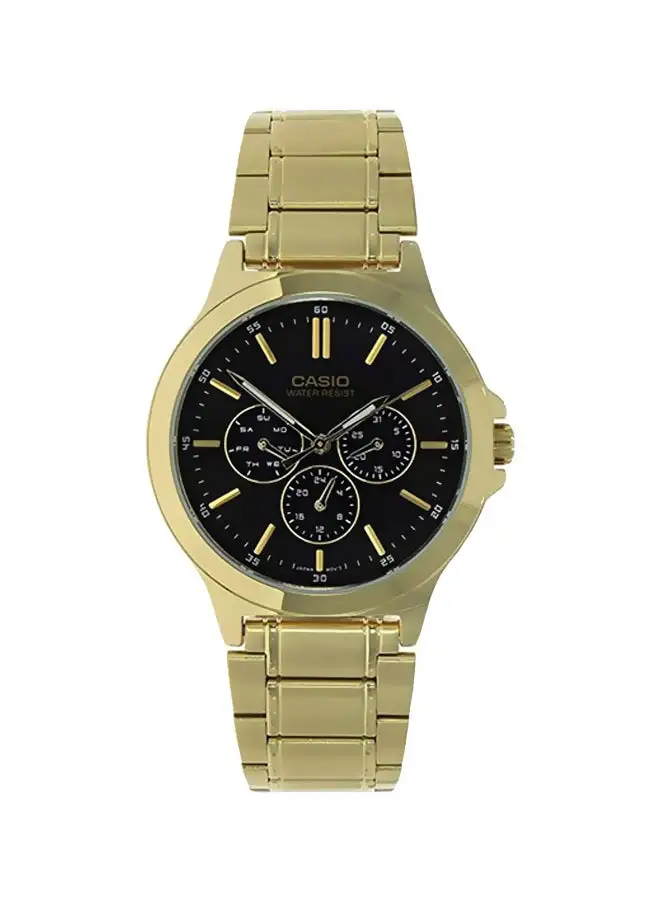 CASIO Men's Water Resistant Analog Watch MTP-V300G-1AUDF - 42 mm - Gold 