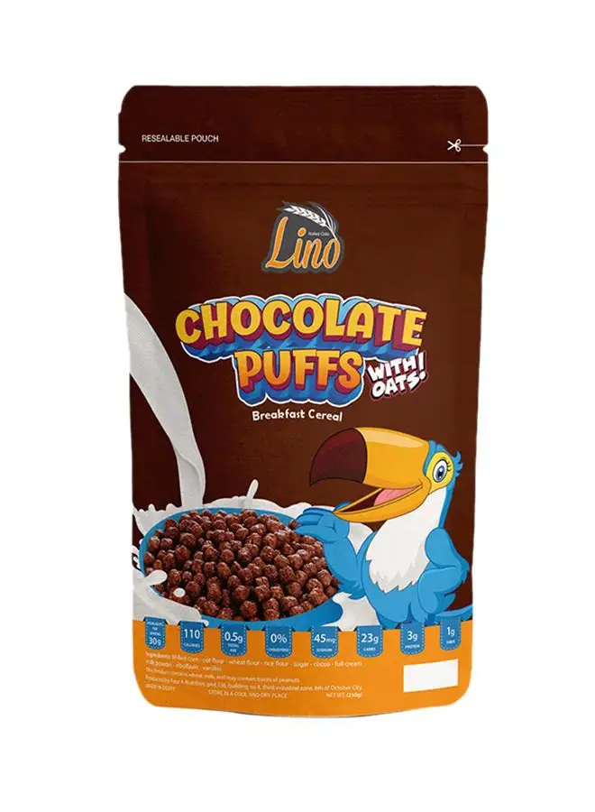 Lino Chocolate Puffs With Oats 500grams