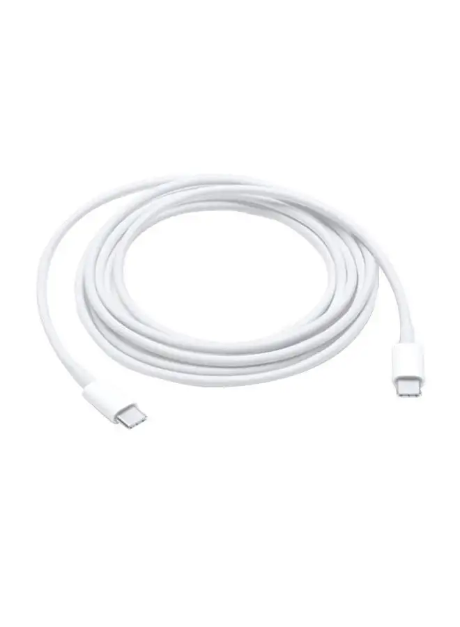 كابل شحن Apple USB-C (2 متر) أبيض