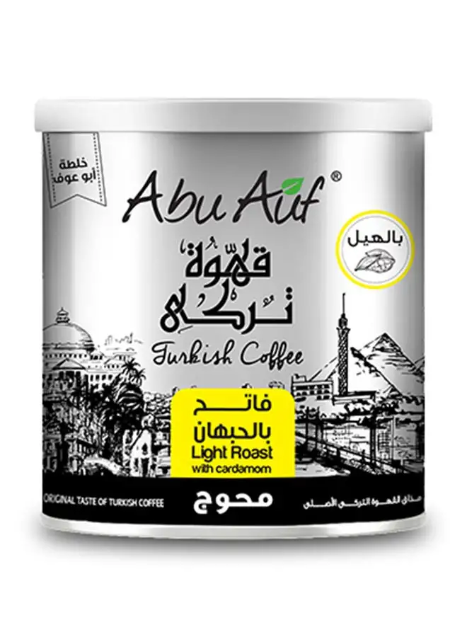 Abu Auf Turkish Coffee Light Roast With Cardamom 250grams