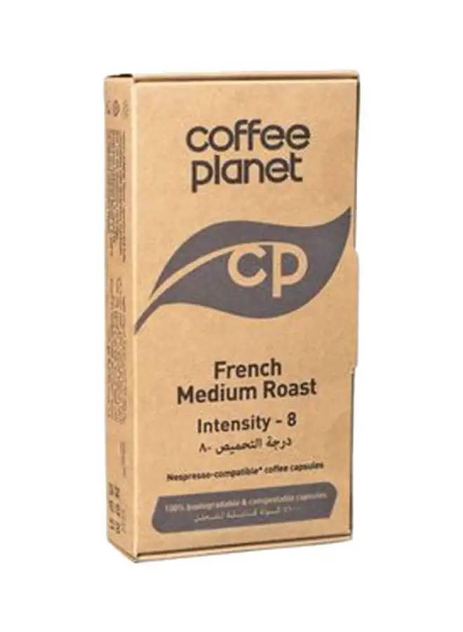 Coffee Planet French Medium Roast Pack of 10