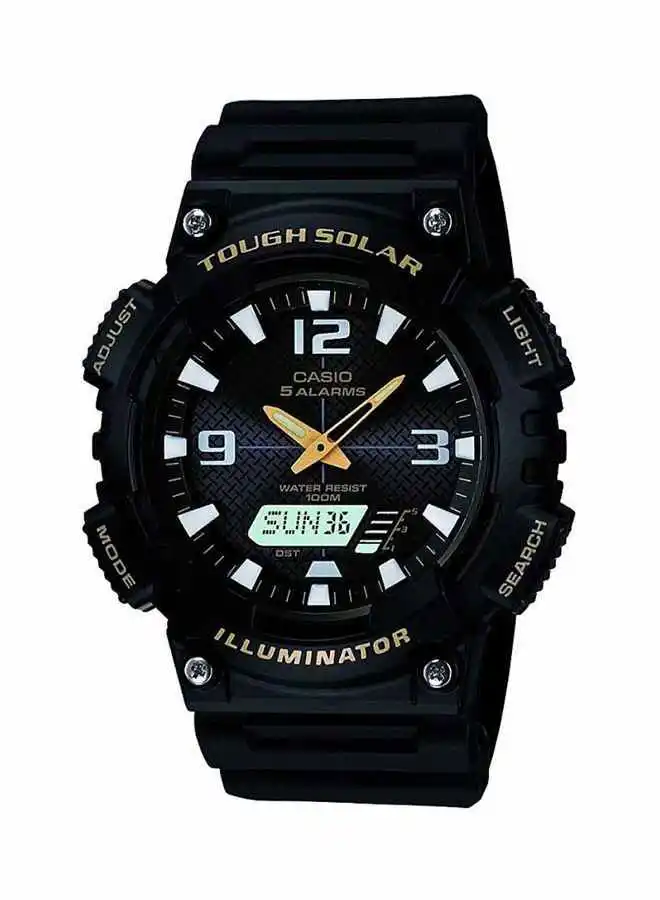 CASIO Men's Stainless Steel Analog Quartz Watch AQ-S810W-1BV - 52 mm - Black