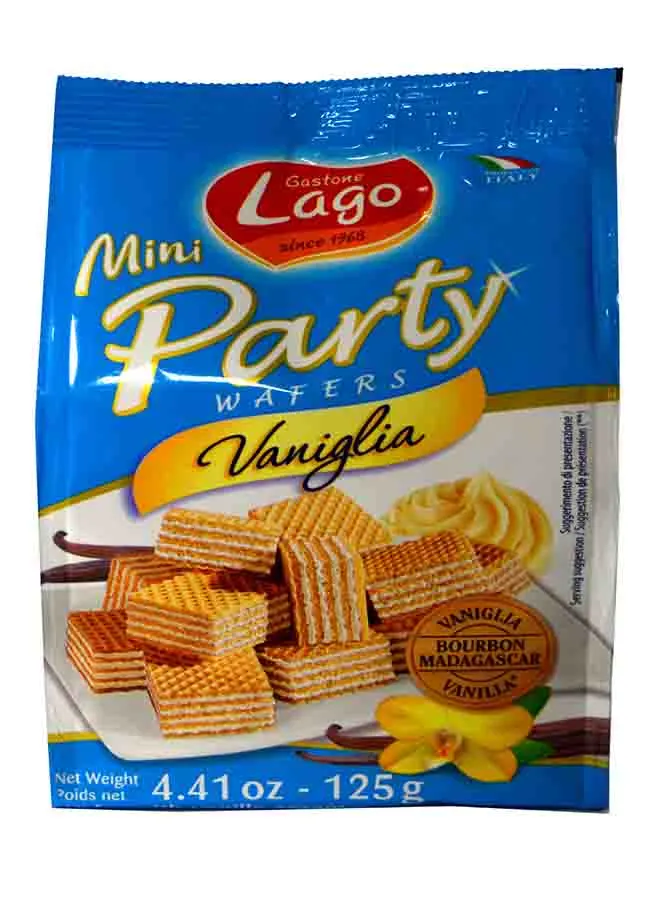 Lago Mini Party Vaniglia Wafers 125grams