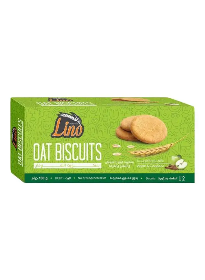 Lino Oat Biscuits - Apple And Cinnamon 180grams