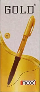 Rox gold pen 0.7 mm extra smooth writing pack of 12 pcs. - blue