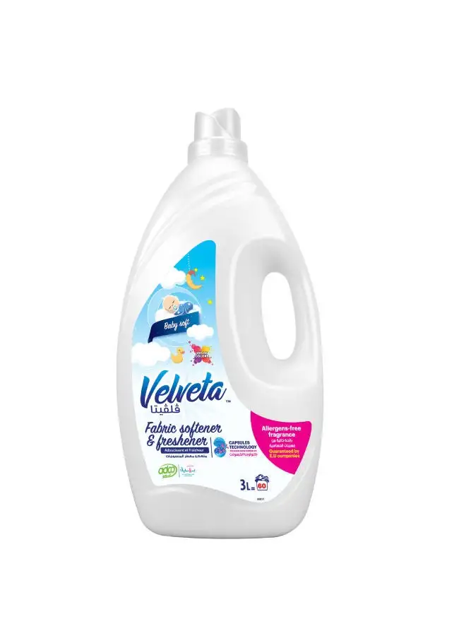 Velveta Fabric Softener 3Liters