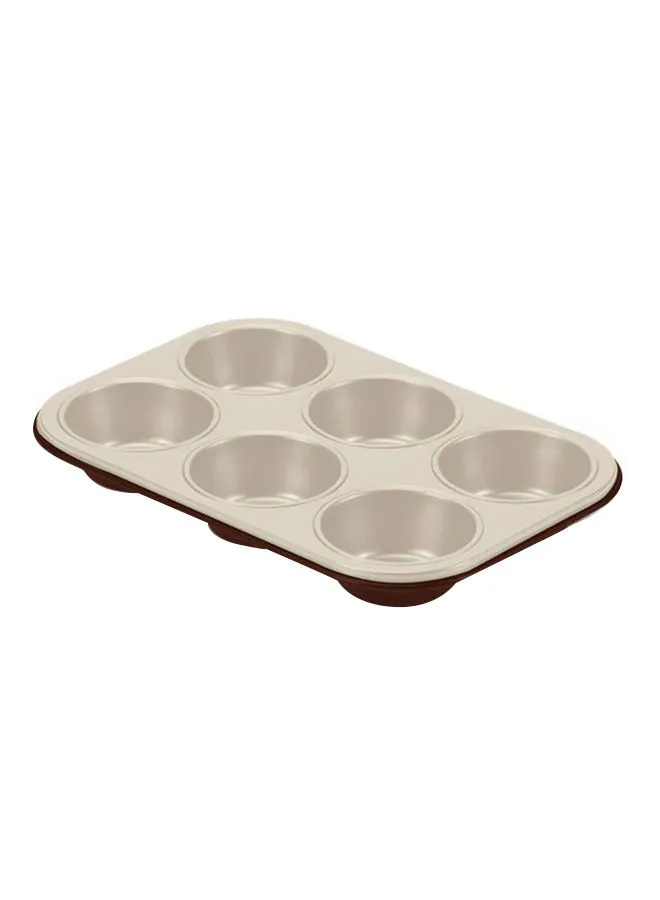 Guardini Le Chocoforme Muffin Tray Brown/White 27 x 18.5 x 2.8cm