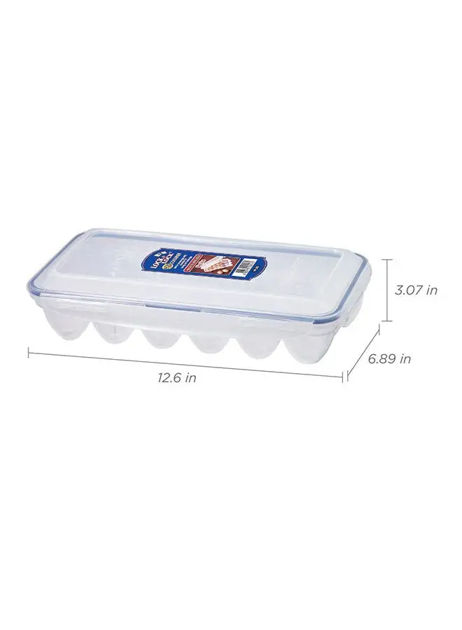 LocknLock Egg Storage Container Clear 12.6x6.9x3inch